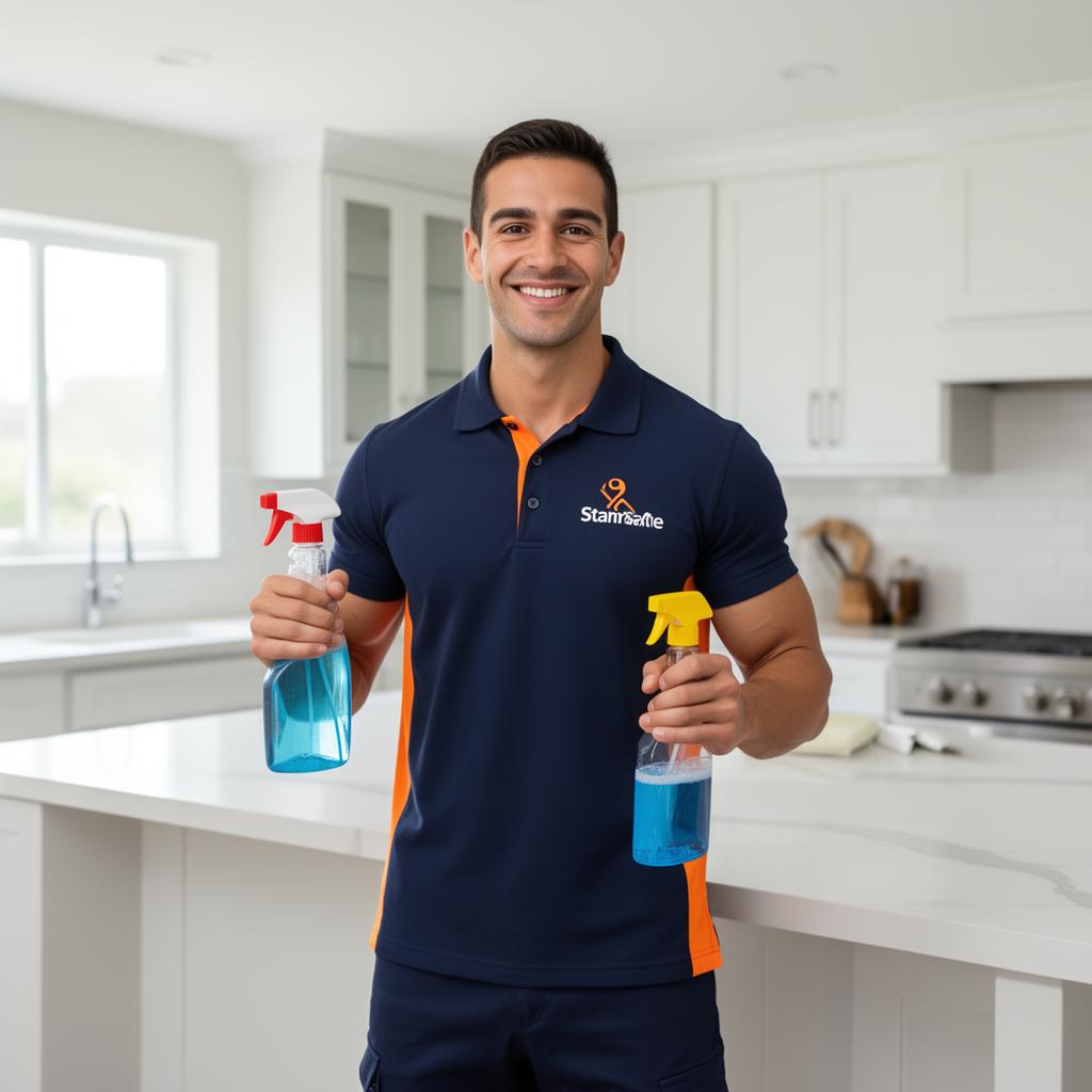 Murray Maid cleaner ready to serve an Ardmore home